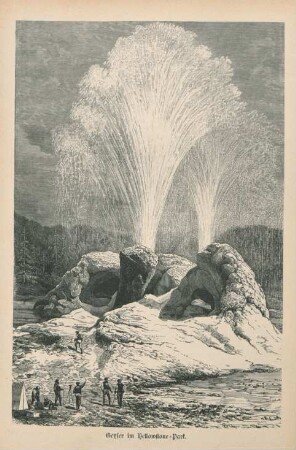 Geyser im Yellowstone-Park