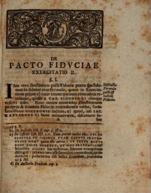 De Pacto Fidvciae ..., 2