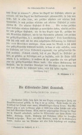 67-83 Die Cistercienser-Abtei Bronnbach : eine kunstgeschichtliche Studie