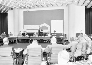 Lörrach: Neues Rathaus; Regio Conférence Tripartite; Gesamtkonferenz