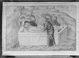 Polyptychon vom Hochaltar von Santa Croce, Florenz — Grablegung Christi