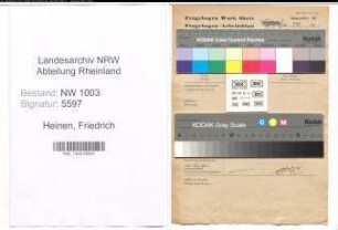 Entnazifizierung Friedrich Heinen , geb. (Vormann)
