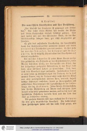 8. Kapitel - Die venerischen Krankheiten und ihre Verhütung