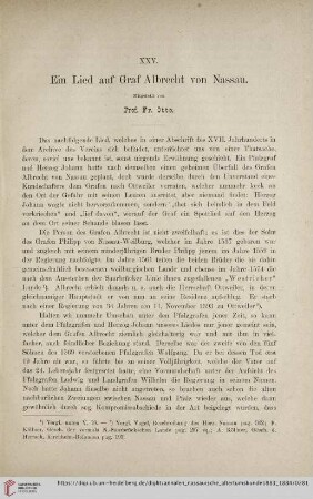 18: Ein Lied auf den Graf Albrecht von Nassau