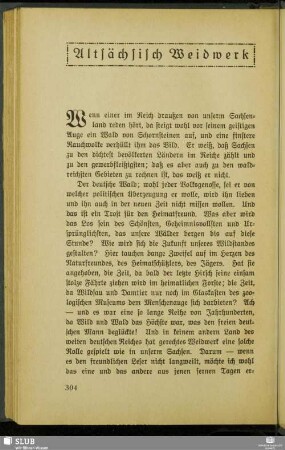 Altsächsisch Weidwerk