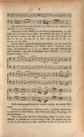 Die Grundsätze der musikalischen Komposition, 2. Von den Gesetzen des Taktes in der Musik : vom einstimmigen Satze ; die Kunst zu einer gegebenen Melodie die Harmonie zu finden