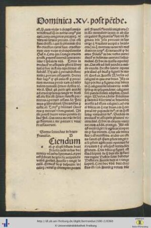 Sermo secundus de beato francisco