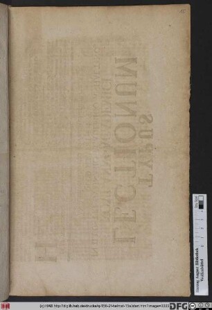 Typus Lectionum Novi Anni Academici In Illustri Gymnasio Academico Anhaltino, Quod Servestæ Est, Ab Anniversario 1720. ad Anniversarium 1721.