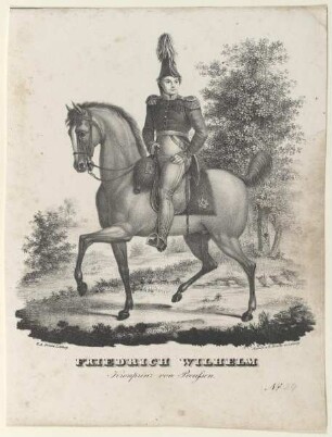 Bildnis des Kronprinzen Friedrich Wilhelm (IV.) von Preußen