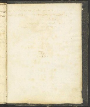 Einband und ein handschriftliches Inhaltsverzeichnis
