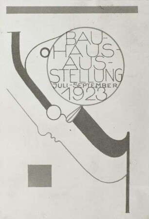 Postkarte zur Bauhaus-Ausstellung 1923