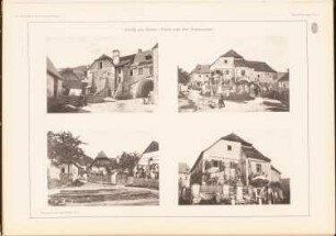 Gehöfte, Rossatz: Ansichten (aus: Das Bauernhaus in Österreich-Ungarn, hrsg.v. Ingenieur- und Architektenverein, 1906)