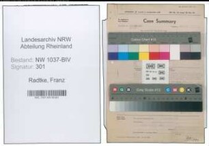 Entnazifizierung Franz Radtke , geb. 30.05.1894 (Polizeibeamter)