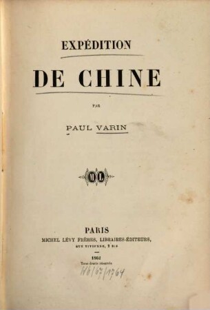 Expédition de Chine