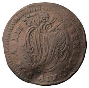 Fundmünze, 1 Baiocco, 1752 - 1753