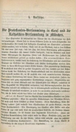 541-548 Die Protestanten-Versammlung in Genf und die Katholiken-Versammlung in München