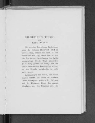 Bilder des Todes