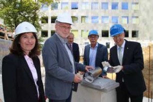 Grundsteinlegung für den Erweiterungsbau des Kreishauses Heidkamp