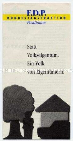 Faltblatt der FDP-Bundestagsfraktion zu Sicherheitsfragen