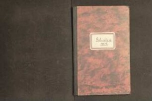 Namensverzeichnis Geburtsregister Lemgo 1902