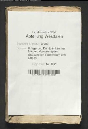 Officium fisci camerae contra (./.) die Kolonin Goeken auf dem Dickenberge, Kirchspiels Ibbenbüren