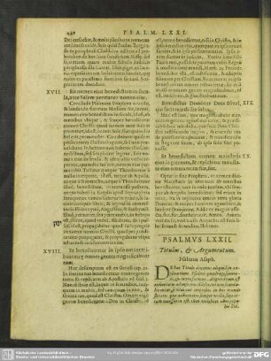 Psalmus LXXII