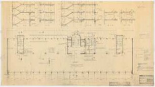 Geschäftshaus der Agrippina-Versicherungen, Berlin-Charlottenburg: Grundrisse, Schnitte 3./5. OG