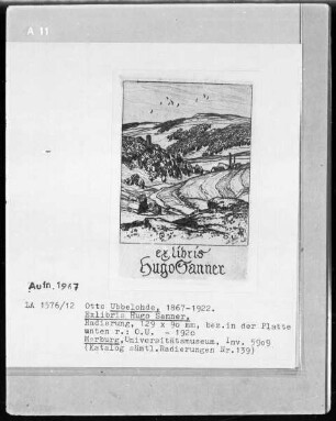 Exlibris Hugo Sanner