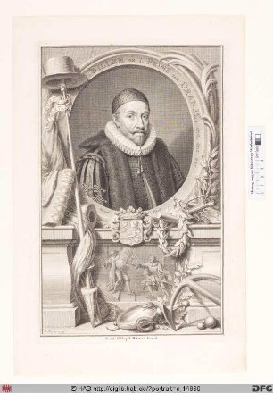 Bildnis Wilhelm I. der Schweiger, Graf von Nassau-Dillenburg, Prinz von Oranien
