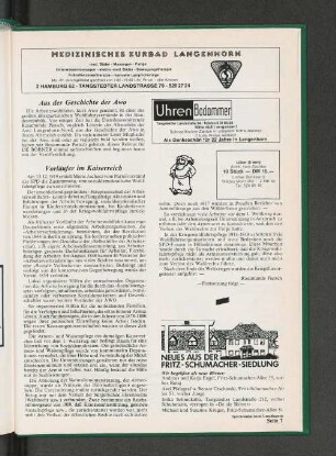 Aus der Geschichte der Awo