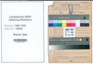 Entnazifizierung Max Breuer , geb. 05.03.1884 (Lehrerin)