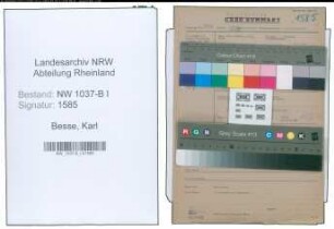 Entnazifizierung Karl Besse , geb. 20.09.1891 (Studienrat)