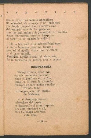 Constancia