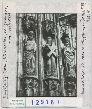 Augsburg, Dom: Südportal, rechtes Gewände