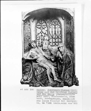 Gottvater mit dem Leichnam Christi und der Maria