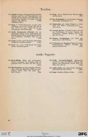 Textilien (Nr. 620-630)