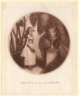 "Charlotte at the tomb of Werter"