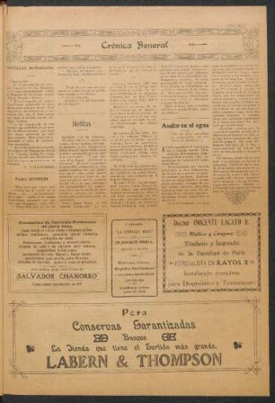 Asalto en el agua : (De un libro anecdótico en preparación, del Dr. Pedro J. Chamorro.)