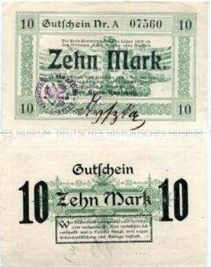 Kreis Lötzen, 10 Mark