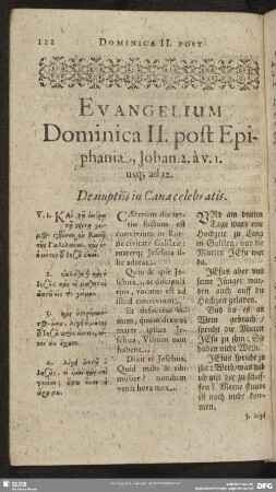 Evangelium Dominica II. post Epiphania