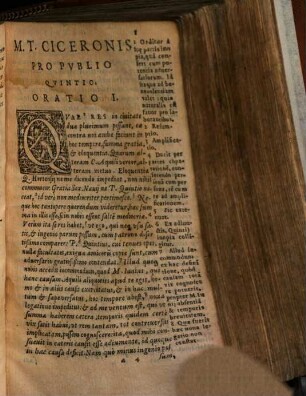 M. Tvllii Ciceronis Orationvm Tomvs ..., 1