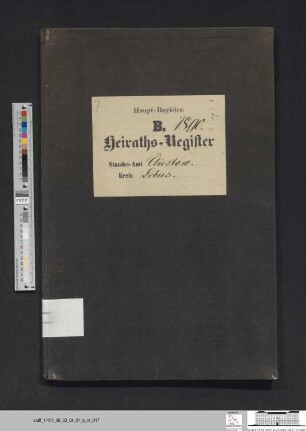 Heiratsregister Kliestow 1890