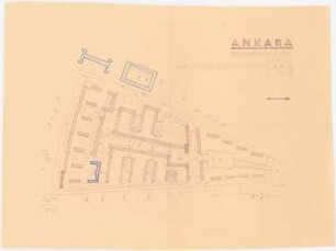 Gesamtbebauungsplan Ankara Teilbebauungsplan Regierungsviertel: Grund- und Lageplan 1:2000, Regierungsviertel Vorprojekt