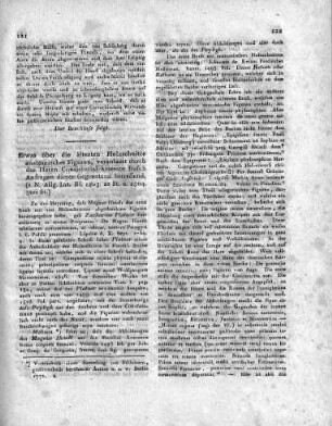 Etwas über die ältesten Holzschnitte anatomischer Figuren, veranlasst durch des Herrn Consistorial-Assessor Busch. Anfragen diesen Gegenstand betreffend. (s. N. Allg. Int. Bl. 1803. 2s St. u. 1804. 5tes St.)