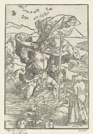 Heilige Christophorus mit dem Vogelzug