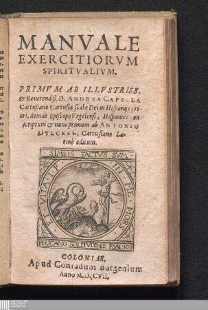 Manvale Exercitiorvm Spiritvalivm