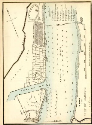Plan of the port of Hankow