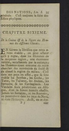 Chapitre sixieme.