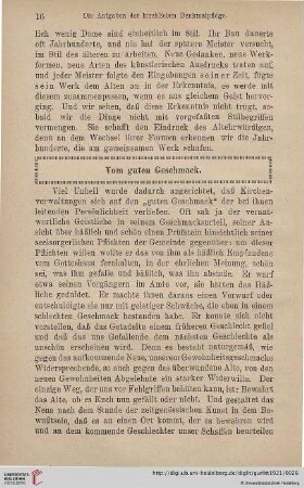 Vom guten Geschmack