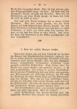 6. Was der nächste Morgen brachte